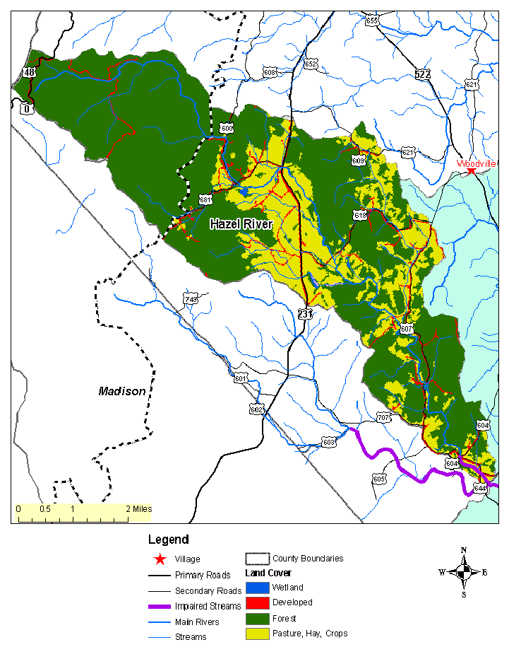 Hazel River Land Cover Map